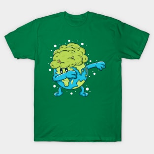 Dabbing Earth Cool Earth Day Shirt for Kids and Toddlers T-Shirt